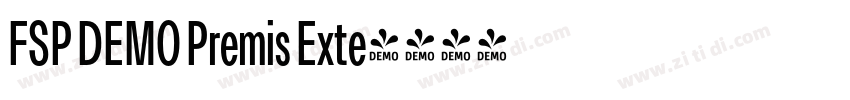 FSP DEMO Premis Exte字体转换
